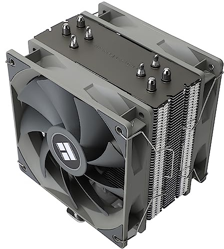 Thermalright Assassin Spirit 120 V2 PLUS CPU-Luftkühler, 1500 U/min Geschwindigkeit, 4 Heatpipes, 120 mm PWM leiser Lüfter, CPU-Kühler mit S-FDB-Kugellager, für AMD AM4 AM5/Intel 1700/1150/1151/1200,