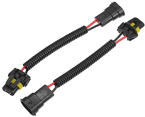 A ABSOPRO 2 Stück H8 H9 H11 Stecker auf 9006 HB4 Buchsenadapter für Auto