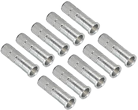 PATIKIL Freccia Inserti 0.244 Diametro 6.2mm 7.2mm, 12pz Alluminio Albero Adattatori per Tiro Arco Punte