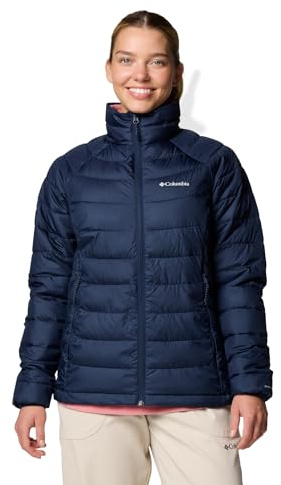 Columbia Powder Lite 2 Jacket Old, Piumino Donna, Collegiate Navy, XL