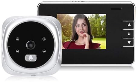 CRGANGZY Universal 2.8 inch LCD Digital Doorbell Camera Night Vision Viewer Electronic Video Door Bell Peephole Outdoor Do