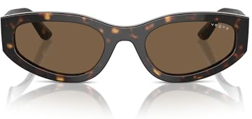 Vogue Damen Óculos de Sol Eyewear 0VO5585S W65673 Tam 54 Sonnenbrille, Havana Brown