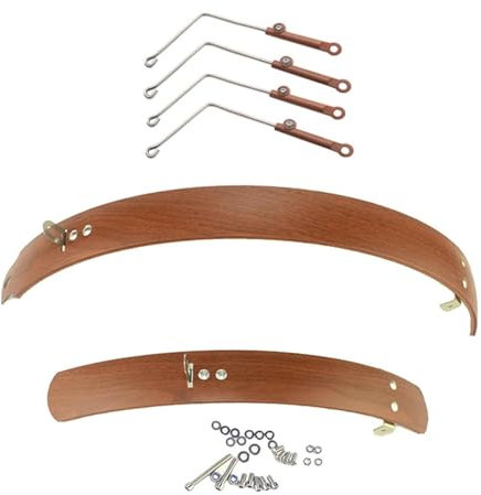 kowaku Faltbares Fahrrad-Schutzblech, vorne und hinten, Kotflügel, vollständige Abdeckung, Fahrrad-Schmutzfänger, Fahrrad-Schutzblech-Set, 20 Zoll