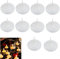 Bougies Flottantes,10 Pièces bougies flottantes sans parfum,Bougies décoratives flottantes,Petites Bougies Flottantes,pour Fête de Mariage Piscine Spa