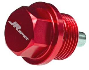 FMIC.Pro Magnetische Ölablassschraube M16x1.25 kompatibel mit Citroen, kompatibel mit Peugeot, kompatibel mit Lancia Rot