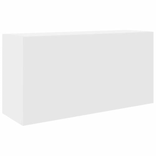 vidaXL Väggmonterat badrumsskåp vitt 80 x 25 x 40 cm i spånskiva, badrumsväggskåp, väggmonterat badrumsskåp, väggmonterat badrumsskåp