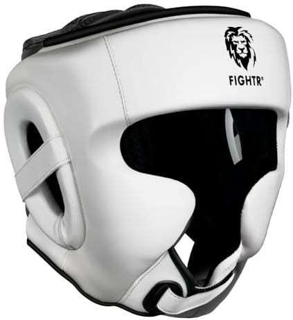 FIGHTR Protezione per la testa MMA con ottima vestibilità per la massima protezione | Casco da boxe per sparring | Misura regolabile per boxe, MMA, Muay Thai, kickboxing e arti marziali
