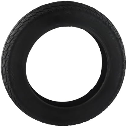 Fauhapyway 12 Inch Bicycle Tire 62-203 Rubber Outer Tube Compatible with Electric Bikes E-Bikes Motorcycles Black 121/2x21/4
