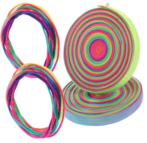 SUPVOX 4piezas Banda Elástica Saltarina De Goma Cuerdas Elásticas para Saltar De Entrenamiento para Deportes Al Aire y Ejercicios Físicos Color