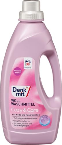 Cozy&Care Fine Detergent & Wool, 30 Wl - Marke DM Deutschland - Kompatibel mit Denkmit - Fein-& Wollwaschmittel Cozy&Care, 30 Wl