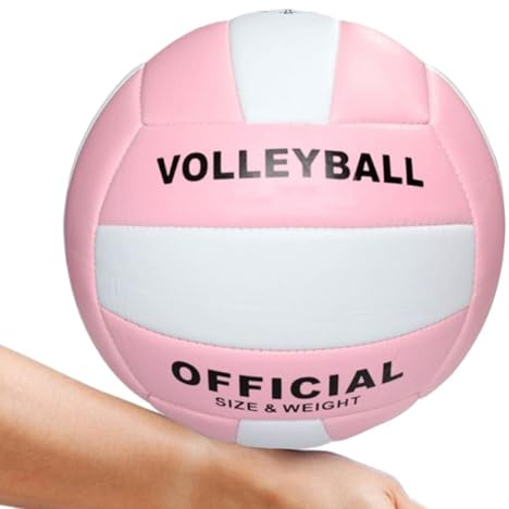 Beachvolleyboll - slitstark mjuk träningsboll, träningsutrustning för tonåringar, hållbar lättviktsboll, design med hög studskontroll | Inomhus utomhus skolpark Sand domstol lagspel