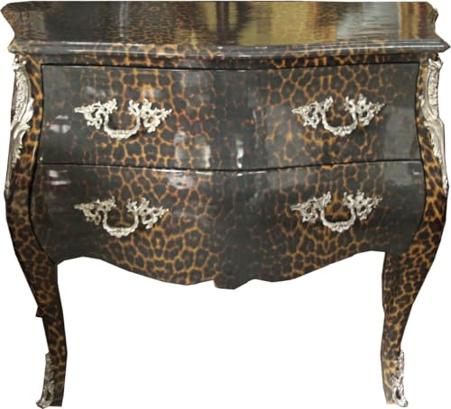 Casa Padrino cómoda barroca Leopardo Gris 105 cm - Muebles de Caja