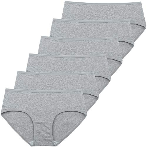 INNERSY underbyxor dam bomull andas medel midja trosor 6-pack