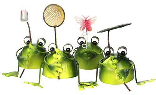 BESPORTBLE Computerdekorationen Gartenfrösche Als Dekoration Für Den Außenbereich Süße Froschgeschenke Tiergarten Ornamente Lustige Figuren Froschstatuen Frosch-gartenstatue Rechner Statuette