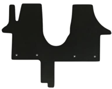 Veloursfussmatten Automatten Velourmatten für VW Transporter T5 Bj. 2003 – 2015 Passform Neu Basic ovale Befestigungen