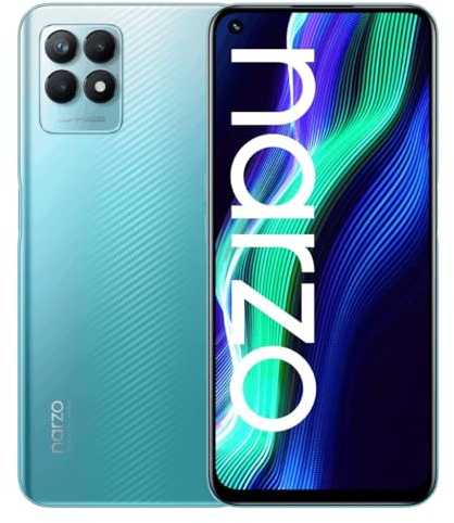 realme Narzo 50-4+128 GB Smartphone, Batterie puissante de 5 000 mAh, Processeur Helio G96, Écran 120 Hz Ultra Fluide, Triple Appareil Photo I.A. de 50 MP, Emplacement pour 3 Cartes, Noir véloce