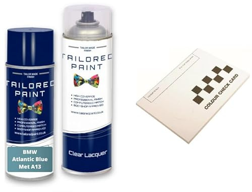 Für BMW Atlantic Blue Met A13 Aerosol Sprühfarbe Rasseldose (Aerosollack + Lack)