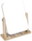 Bootoow Espejo de Escritorio de Madera Giratorio de 360 Grados Espejo de Maquillaje de Madera con Soporte Espejo Rectangular de Alta Transparencia