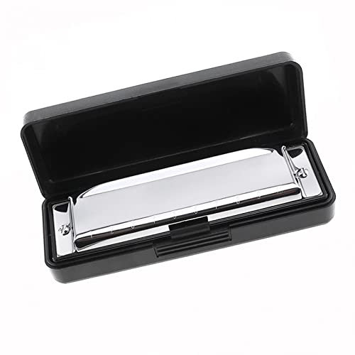 Standard Mundharmonikas 10 Löcher 12 Ton Silber Diatonische Mundharmonika Mundharmonika Musikinstrument Edelstahl Für Anfänger