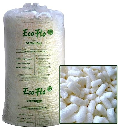 15 Cubic Ft Bag White Biodegradable Loose Fill Protective PACKING PEANUTS Reusable Void Filler Postal Mailing Packing Chips Filling Cushioning