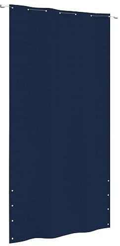 Homgoday Balkon Sichtschutz Blau 140x240cm Oxford Gewebe Schutzblende Windschutz Sonnenschutz Panel Sichtschutz Outdoor & Garten