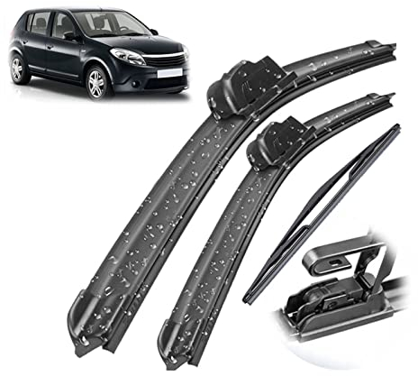 21 20 16 vorne Und Hinten Wischerblätter Set Kit Auto Windschutzscheibe Windschutzscheibe Fenster Für Dacia Für R&enault Für Sandero MK1 2007-2012