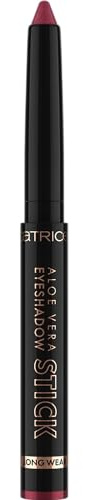 Catrice Aloe Vera Eyeshadow Stick, Lidschatten, Nr. 060, Rot, langanhaltend, pflegend, schimmernd, farbintensiv, vegan, ohne Mikroplastikpartikel, Nanopartikel frei, ohne Parfüm, 1er Pack (1.5g)