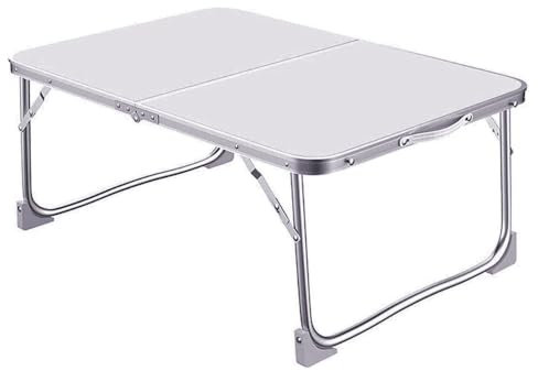 PALUPLUS Tavolo Pieghevole da Picnic con Struttura in Alluminio, Misura Aperto 60x40x26 cm, Valigetta con Maniglia e Piano in MDF Resistente, Tavolino basso da Spiaggia, Campeggio -268F