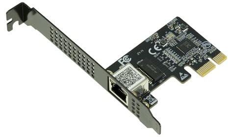 KALEA-INFORMATIQUE Carte contrôleur réseau PCIe 5 Gigabit ETHERNET 10 100 1000 1G 2.5G 5G connecteur RJ45 et chipset CHIPSET REALTEK RTL8126