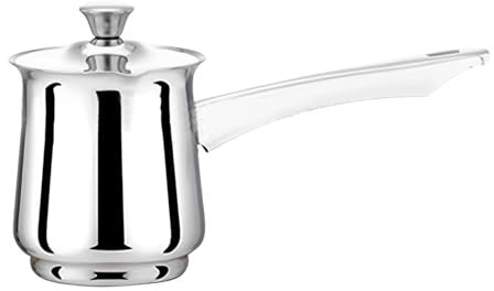 FytStycale Cafetera Cafetera Espumadera de Leche con Mango Resistente al Calor Jarra para Derretir Calentador de Leche para el Hogar Restaurante, 360 Ml
