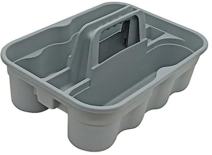 NUOBESTY Scatola Di Smistamento Portatile Tuerware Scatole Di Stoccaggio in Plastica Con Maniglia Per Prodotti Per La Pulizia Di Casa E Esterni