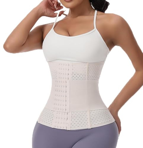 Ahigh Bauchweggürtel, Waist Trainer Damen/Herren - Taille Trimmer Gürtel Fitnessgürtel, Verstellbarer Schwitzgürtel, Rückentraining - Bauchtrainer, Kaiserschnitt Bauchgurt