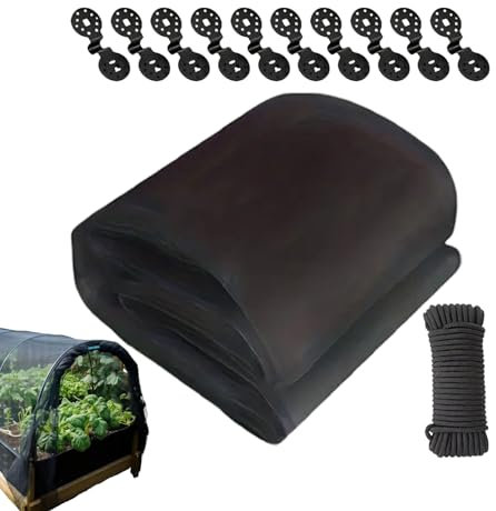 Rete per uccelli da giardino, copertura traspirante per piante, protezione per piante per cortile, rose, serra, uva, frutteto, vigneto, fragole