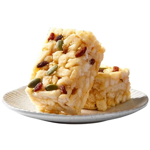 Sachima Gâteaux de loisirs, gâteaux, collations chinoises, pâtisseries chinoises traditionnelles, adaptés pour partager avec la famille et les amis (saveur igname, 500 g)