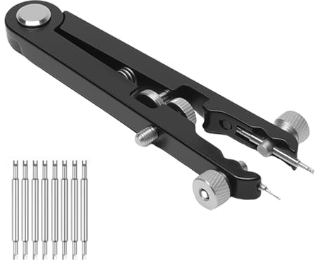 XRVRILE Uhrenwerkzeug Armband, V Förmige Federstegwerkzeug mit Robusten 8 Spitzen, Uhrenarmband Federstegzange, Uhr Armband Werkzeug Federstegwerkzeug für Uhrenarmbänder Wechseln und Reparatur