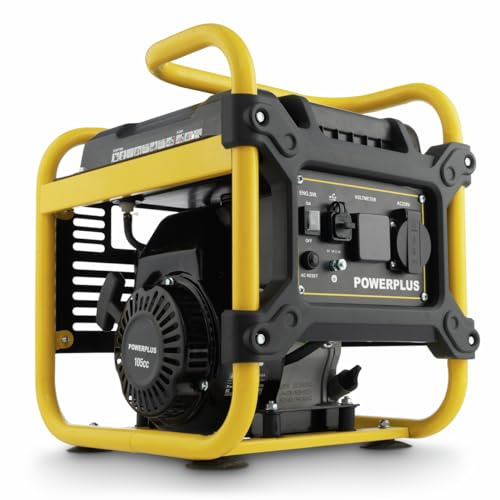 Powerplus Generator POWX5210 - Generador inversor, 1000 W, 270 min de corriente