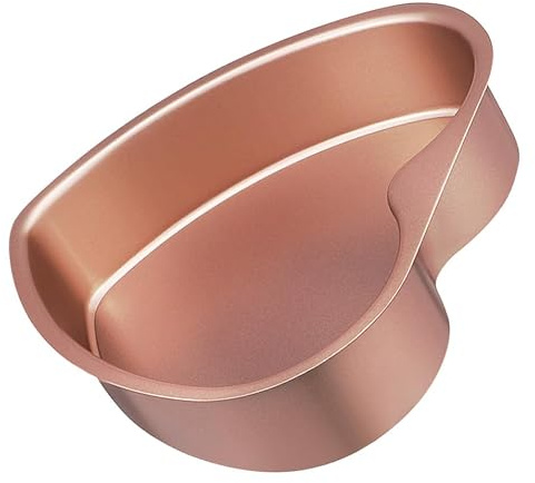 Mikikit Stampo Cuore per Torta in Acciaio al Carbonio Antiaderente Teglia Biscottabile Removibile per Biscotti Cupcakes Torta al Cuore Baking per Feste Compleanni e Occasioni Speciali