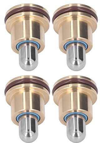 Yosoo Health Gear 4 Pezzi Pulsante Maniglia Joystick Sostituzione Ottone Lega Acciaio Escavatore Pulsante Asta di Spinta con Guarnizione in Gomma per Riparazione e Sostituzione Escavatore EX200 1