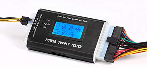 SM-PC®ATX-Netzteil-Tester mit LCD Display(24pinATX+4,6,8 Pin Zusatzstecker#816