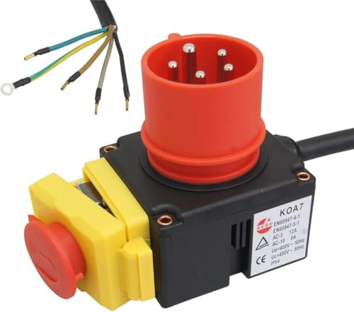ATIKA Ersatzteil | 400V Schalter KEDU KOA7 (Phasenwender) für Holzspalter ASP 8 N