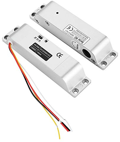Elektrisches Riegelschloss, elektrisches Bodentürschloss DC12V 1000KG mit elektromagnetischer Induktion und geringer Leistung, geeignet für Glastüren, Holztüren, Metalltüren, Sicherheitstüren, Brandsc