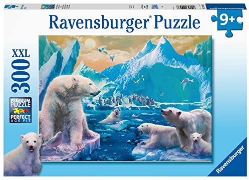 Ravensburger Polar Bear Kingdom 300 piece Jigsaw Puzzle with Extra Large Pieces for Kids age 9 years and up