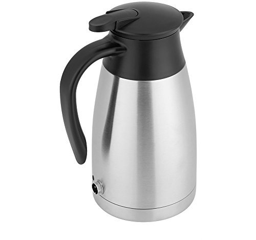 Wasserkocher 12 V Auto, Reisekessel Edelstahl Auto Heizbecher, 1000 Ml Tragbare Reise Auto LKW Wasserkocher Wasserkocher Flasche für Tee Kaffee Trinken