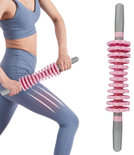 Ruilonghai Faszienrolle Klein | Massageroller Mit Griff | Cellulite Roller 12 Abnehmbarer Roller Stick | Faszienroller Massagestab Triggerpunkt Reduziert Effektiv Schmerzen Und Steifheit