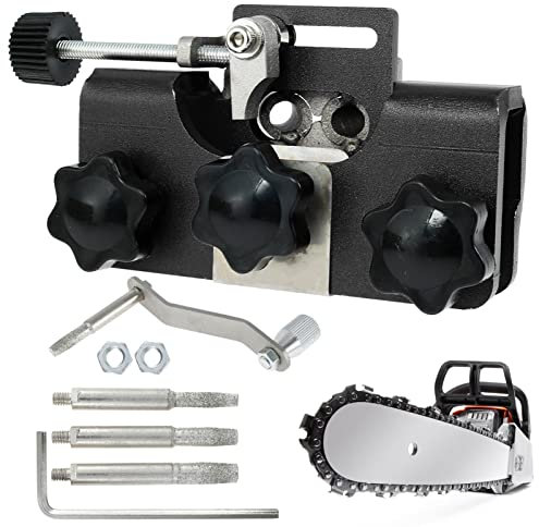 A/R Affilacatena portatile a mano, affilatrice manuale per sega a catena, facile da usare aggiornato motosega catena affilatura maschera