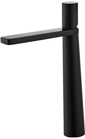 Robinet Salle De Bain Lavabo Robinet Salle Bain Lavabo Monocommande Mitigeur Robinet Pour Vasque à Poser Monotrou Chaud Et Froid Mélangé Tout En Cuivre,noir,haut