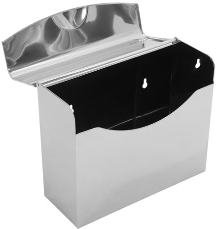 PAMINGONO Kasten Toilettenpapier-Box Taschentuchbox Hotel Papierhandtuchspender Silber Gewebeorganisator Kosmetiktuchhalter Toilettenpapierständer Papierhandtuchhalter Organisator aus Papier