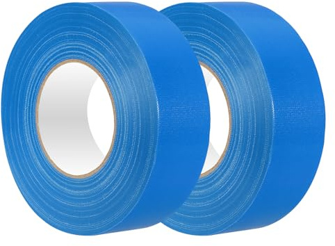 PATIKIL Ruban de Terrain de Pickleball 2 x 236Ft, 2 Pcs Kit de Marquage de Terrain de Pickleball pour Terrain de Tennis, de Volley-Ball et de Badminton Intérieur/Extérieur, Bleu Clair