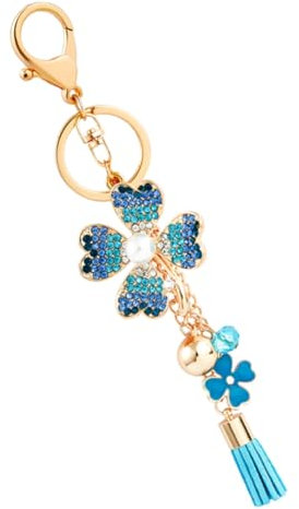 WATIIFUFU Tassel Rhinestone Schlüsselanhänger Multifunktionale Dekoration Für Taschen Und Schlüssel Für Freunde Und