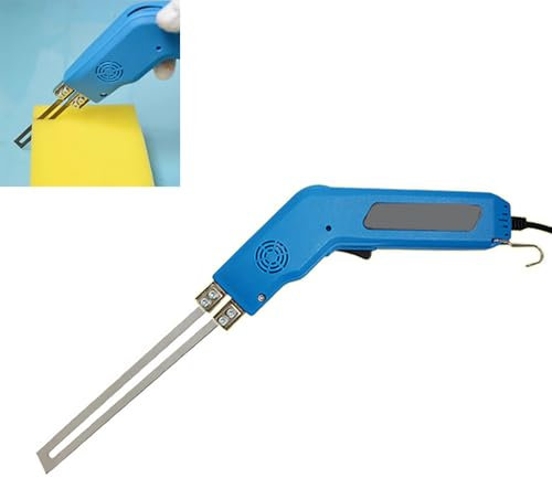 LHQYA Cuchillo De Grabado Eléctrico para Ranurar Espuma, Herramienta Cortadora Cuchillo Caliente Eléctrica, Espesor Corte 15/20 Cm/Calentamiento Rápido En 5-8 Segundos/Seguro Usar, para Esponja